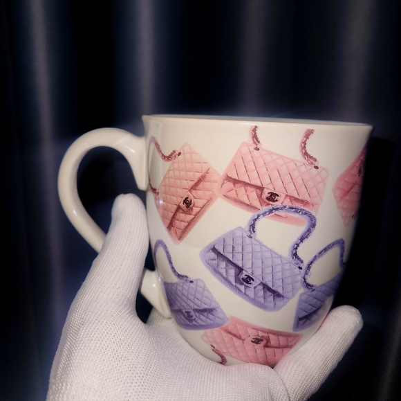 Chic Lux Handbag Print Around Ceramic Mug 20OZ